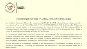 Mines : le Gouvernement annonce une levée partielle…