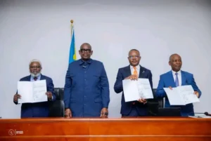RDC : Signature de l’Accord-cadre AXIS et GOLDCONNECT,…
