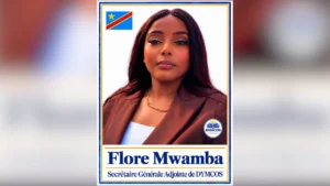 Flore Mwamba : une communicatrice polyvalente nommée Secrétaire générale adjointe de DYMCOS